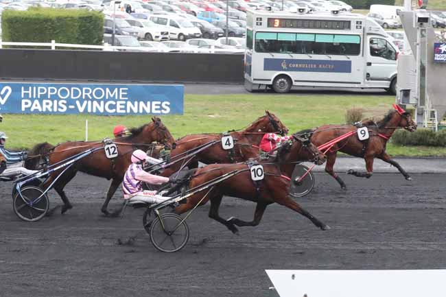 Photo d'arrivée de la course pmu PRIX D'ESPALION à PARIS-VINCENNES le Dimanche 21 janvier 2024