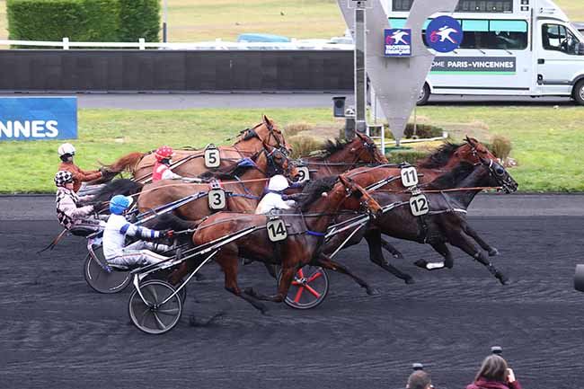 Photo d'arrivée de la course pmu PRIX DE LANGEAIS à PARIS-VINCENNES le Jeudi 1 février 2024