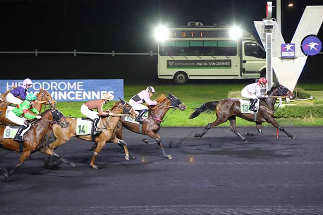 Photo d'arrivée de la course pmu PRIX DECIDEE à PARIS-VINCENNES le Vendredi 2 février 2024