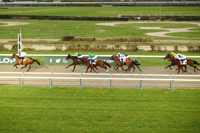 Photo d'arrivée de la course pmu PRIX DE SAINTE-ADRESSE à DEAUVILLE le Vendredi 2 février 2024