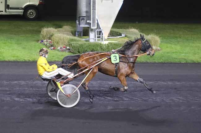 Photo d'arrivée de la course pmu PRIX DE MOUTIERS à PARIS-VINCENNES le Dimanche 4 février 2024