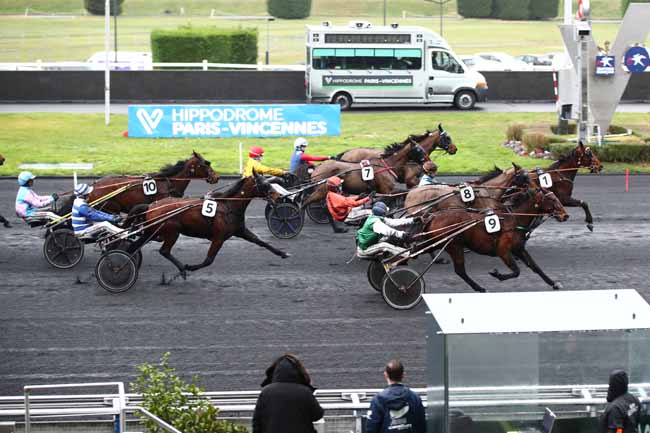 Photo d'arrivée de la course pmu PRIX DE MAROLLES à PARIS-VINCENNES le Jeudi 8 février 2024