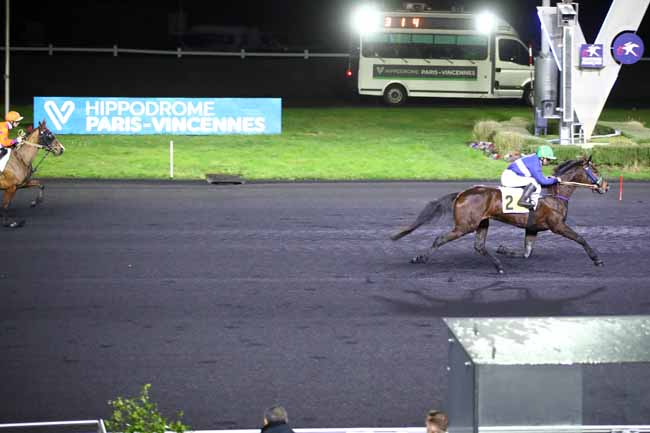 Photo d'arrivée de la course pmu PRIX ANDRE THERON à PARIS-VINCENNES le Vendredi 9 février 2024