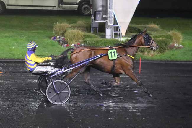 Photo d'arrivée de la course pmu PRIX DE GRIGNAN à PARIS-VINCENNES le Samedi 10 février 2024