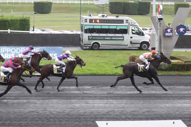 Photo d'arrivée de la course pmu PRIX DE GRENADE à PARIS-VINCENNES le Dimanche 18 février 2024