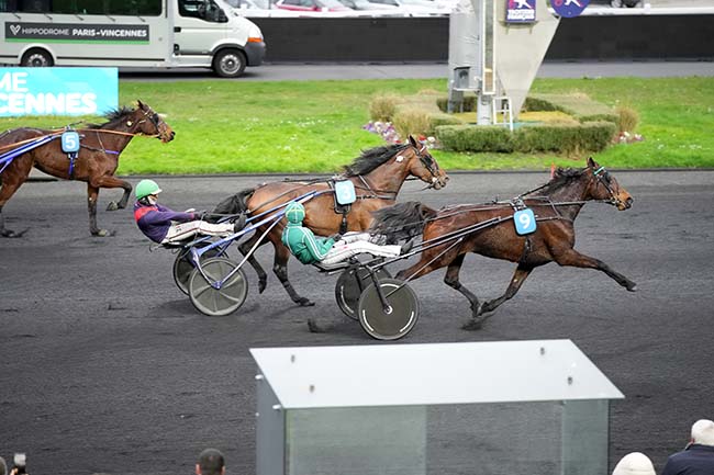 Photo d'arrivée de la course pmu PRIX DE CHATEAU-SALINS à PARIS-VINCENNES le Mercredi 28 février 2024