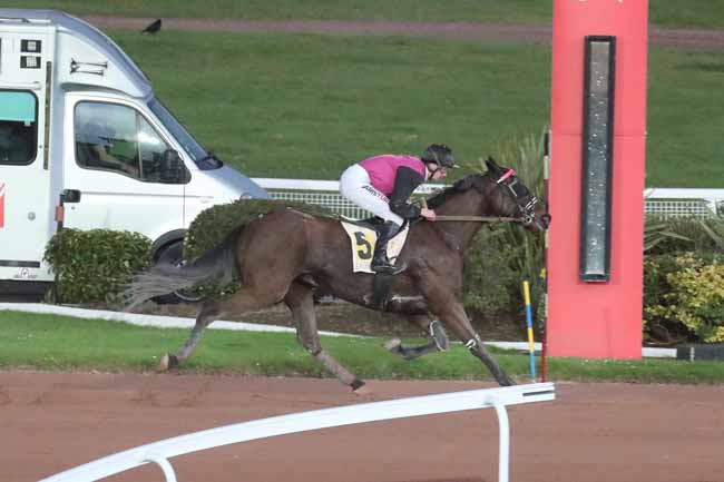 Photo d'arrivée de la course pmu PRIX DU BLANC-MESNIL à ENGHIEN le Vendredi 15 mars 2024