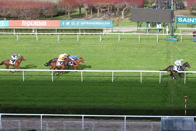 Photo d'arrivée de la course pmu PRIX DE MONTMAGNY à SAINT CLOUD le Samedi 16 mars 2024