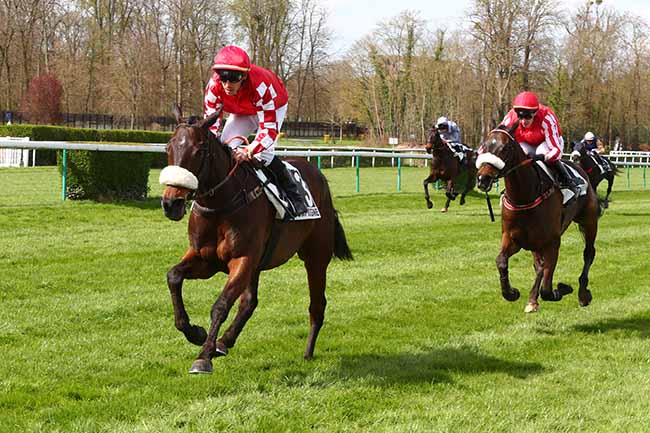 Photo d'arrivée de la course pmu PRIX DU MONT CENIS à COMPIEGNE le Lundi 25 mars 2024
