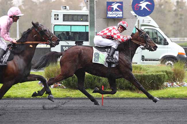 Photo d'arrivée de la course pmu PRIX ALMANON à PARIS-VINCENNES le Mardi 2 avril 2024