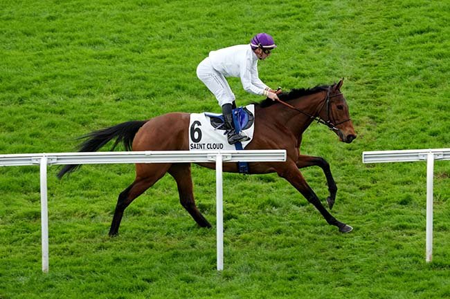Photo d'arrivée de la course pmu PRIX BANASSA à SAINT CLOUD le Vendredi 5 avril 2024