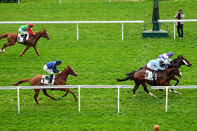 Photo d'arrivée de la course pmu PRIX DE LESCAR à SAINT CLOUD le Vendredi 5 avril 2024