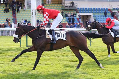Photo d'arrivée de la course pmu PRIX DE CASTETS à COMPIEGNE le Mardi 23 avril 2024