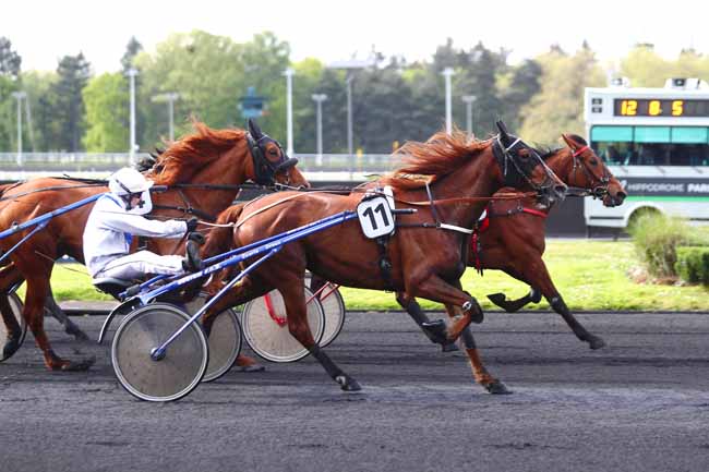 Photo d'arrivée de la course pmu PRIX RENE GAYET à PARIS-VINCENNES le Mardi 23 avril 2024