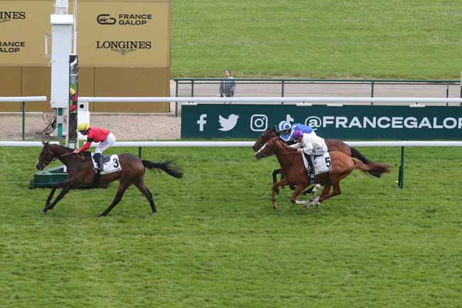 Photo d'arrivée de la course pmu PRIX DE L'AVRE à LONGCHAMP le Dimanche 28 avril 2024