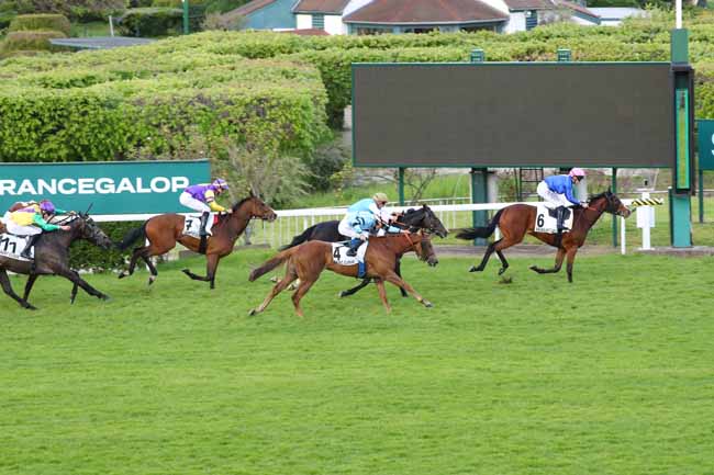 Photo d'arrivée de la course pmu PRIX D'ORTHEZ à SAINT CLOUD le Lundi 6 mai 2024