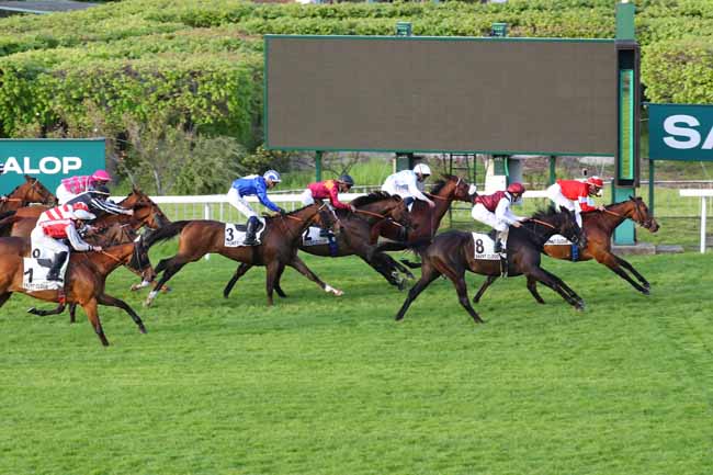 Photo d'arrivée de la course pmu PRIX LAVANDIN à SAINT CLOUD le Lundi 6 mai 2024