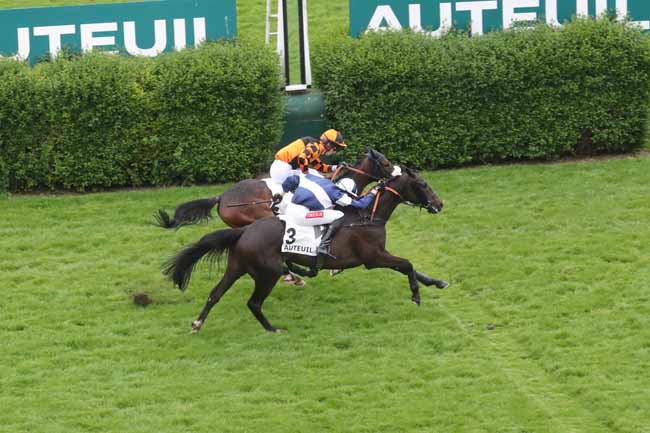 Photo d'arrivée de la course pmu PRIX DJARVIS à AUTEUIL le Mercredi 8 mai 2024