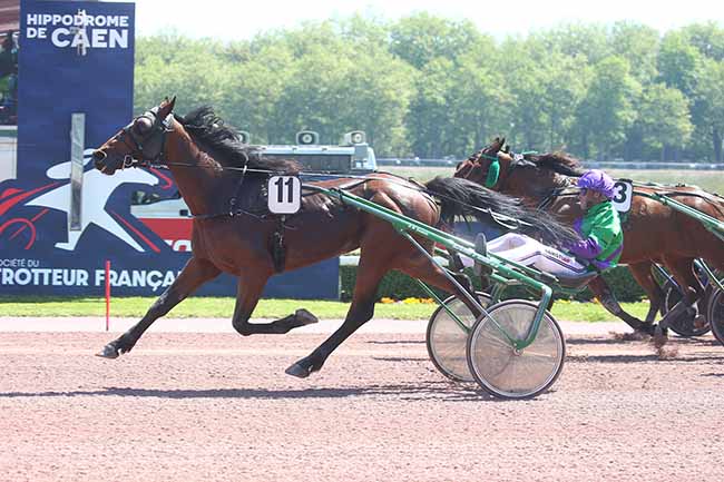 Photo d'arrivée de la course pmu PRIX RFM - PRIX HUBERT HARDY à CAEN le Samedi 11 mai 2024