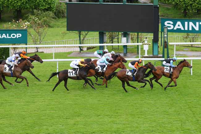 Photo d'arrivée de la course pmu PRIX DES COTEAUX DE LA SEINE à SAINT CLOUD le Mardi 14 mai 2024