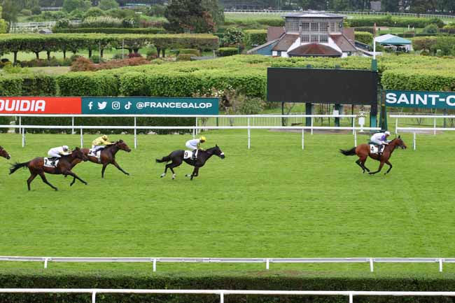 Photo d'arrivée de la course pmu PRIX DE PLAISIR à SAINT CLOUD le Mardi 14 mai 2024