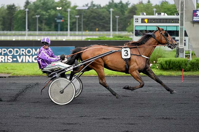 Photo d'arrivée de la course pmu PRIX DE CLAIREFONTAINE à PARIS-VINCENNES le Vendredi 31 mai 2024