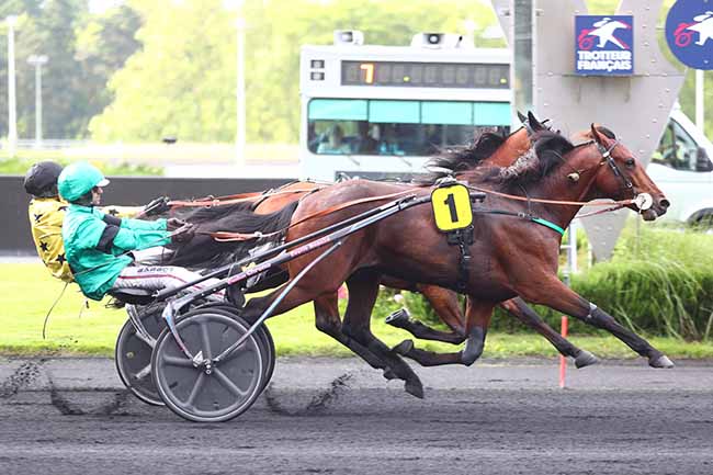 Photo d'arrivée de la course pmu PRIX HESPERIA à PARIS-VINCENNES le Mardi 4 juin 2024