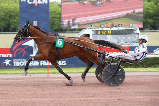 Photo d'arrivée de la course pmu PRIX DE BARBEVILLE à CAEN le Lundi 10 juin 2024