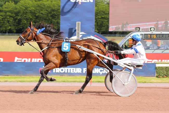 Photo d'arrivée de la course pmu PRIX DE CUVES à CAEN le Lundi 10 juin 2024