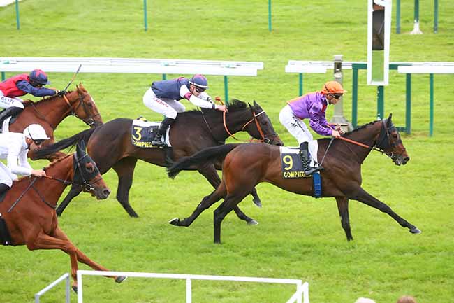 Photo d'arrivée de la course pmu PRIX DE LA LAUNETTE à COMPIEGNE le Mercredi 12 juin 2024