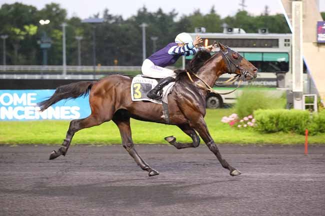 Photo d'arrivée de la course pmu PRIX BBLACK TV (PRIX PERSEUS) à PARIS-VINCENNES le Vendredi 14 juin 2024