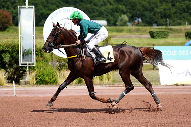 Photo d'arrivée de la course pmu GRAND NATIONAL DES JOCKEYS à BORDEAUX-LE BOUSCAT le Mercredi 19 juin 2024