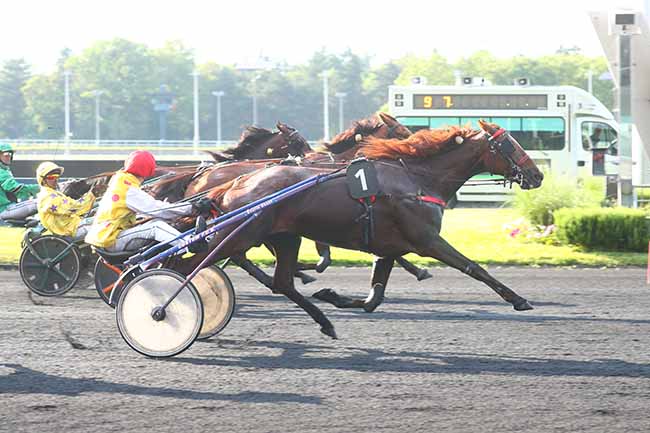 Photo d'arrivée de la course pmu PRIX CLEMENTINA à PARIS-VINCENNES le Vendredi 21 juin 2024