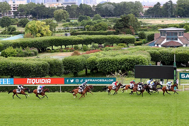 Photo d'arrivée de la course pmu PRIX DE L'ETANG DU CORRA à SAINT CLOUD le Dimanche 30 juin 2024