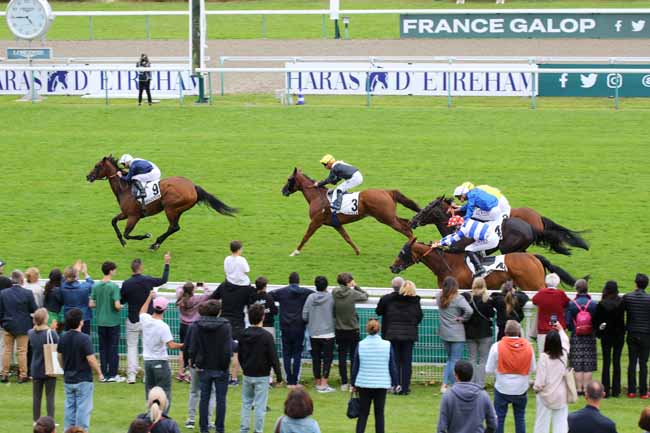 Photo d'arrivée de la course pmu PRIX AMANDINE à DEAUVILLE le Dimanche 7 juillet 2024