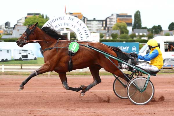 Photo d'arrivée de la course pmu PRIX YVES ROCHER à SAINT MALO le Mercredi 7 août 2024