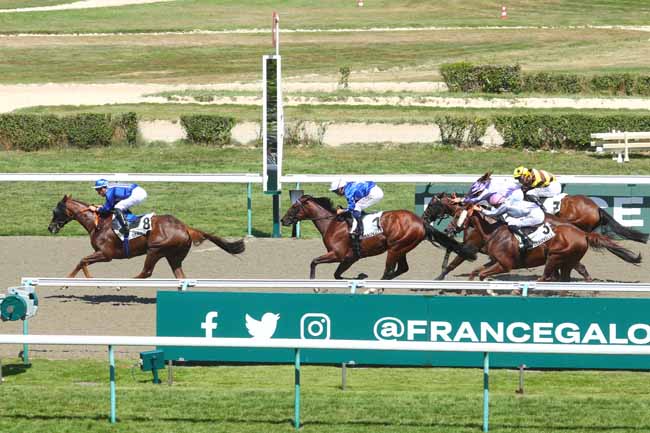 Photo d'arrivée de la course pmu PRIX DE CANAPVILLE à DEAUVILLE le Samedi 10 août 2024