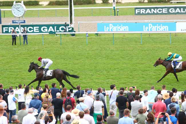 Photo d'arrivée de la course pmu PRIX DU CALVADOS à DEAUVILLE le Samedi 17 août 2024