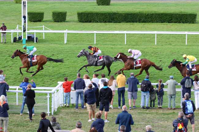 Photo d'arrivée de la course pmu PRIX DE CLOTURE DU MEETING ESTIVAL DE CLAIREFONTAINE (PRIX DU LIEU MALLET) à CLAIREFONTAINE le Samedi 24 août 2024