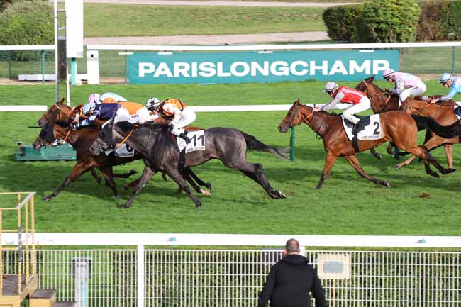 Photo d'arrivée de la course pmu PRIX DU PASSAGE FEYDEAU à LONGCHAMP le Jeudi 5 septembre 2024