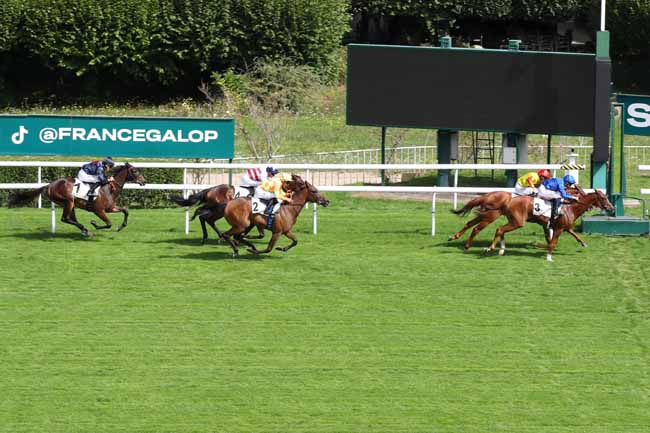 Photo d'arrivée de la course pmu PRIX RAVINELLA à SAINT CLOUD le Vendredi 6 septembre 2024