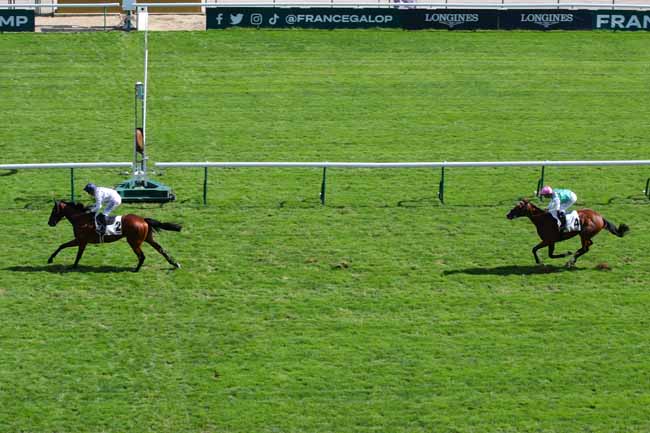 Photo d'arrivée de la course pmu PRIX DES CHENES à LONGCHAMP le Jeudi 12 septembre 2024