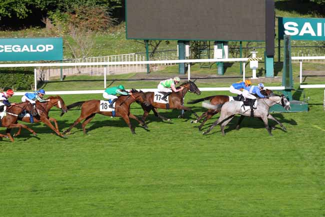 Photo d'arrivée de la course pmu PRIX DE L'AVENUE MARENGO à SAINT CLOUD le Vendredi 20 septembre 2024