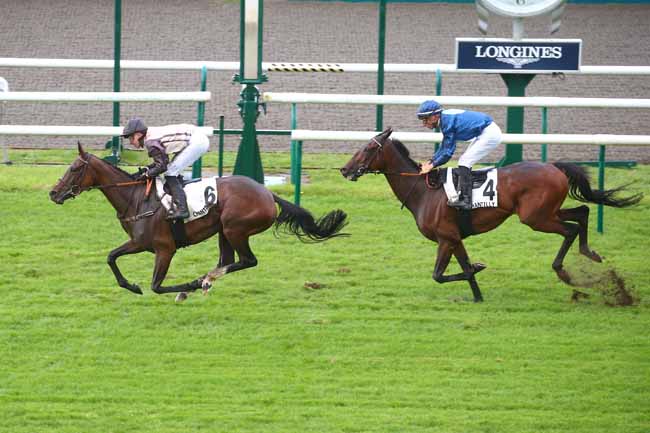 Photo d'arrivée de la course pmu PRIX DU VALOIS à CHANTILLY le Jeudi 26 septembre 2024