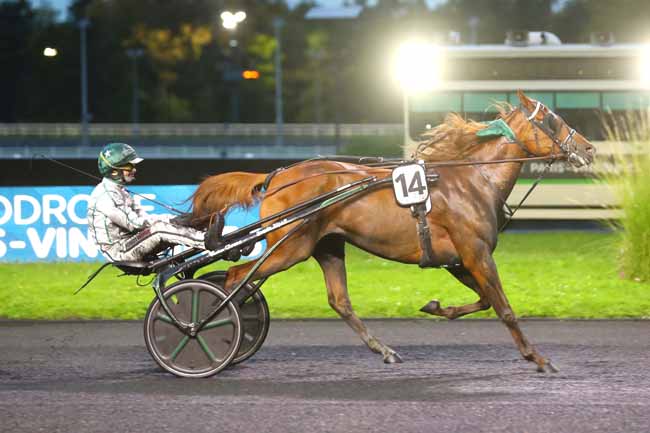 Photo d'arrivée de la course pmu PRIX HIP'POKER TOUR (PRIX MASSALIA) à PARIS-VINCENNES le Vendredi 27 septembre 2024