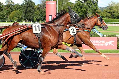 Photo d'arrivée de la course pmu PRIX DE NANTUA à ENGHIEN le Samedi 28 septembre 2024