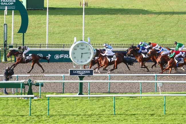 Photo d'arrivée de la course pmu PRIX DU SALON VIOLET à CHANTILLY le Mardi 1 octobre 2024