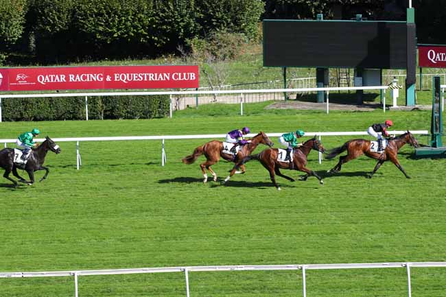 Photo d'arrivée de la course pmu PRIX MATCHEM à SAINT CLOUD le Vendredi 4 octobre 2024