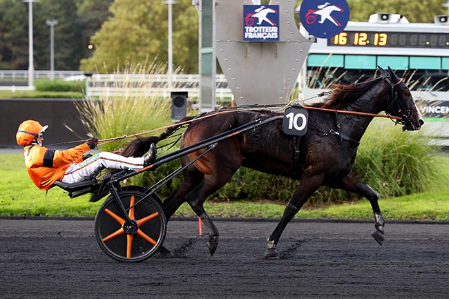 Photo d'arrivée de la course pmu PRIX ANGELINA à PARIS-VINCENNES le Mardi 8 octobre 2024