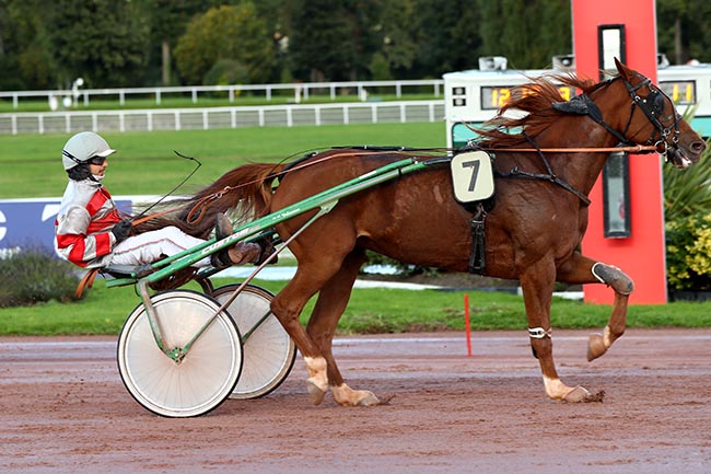 Photo d'arrivée de la course pmu PRIX DE PRADELLES à ENGHIEN le Jeudi 10 octobre 2024